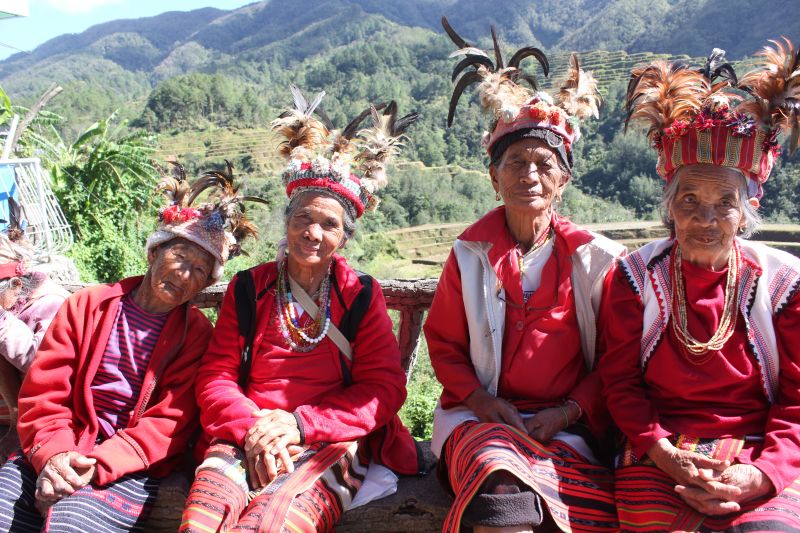 Banaue, provincie Ifugao - rýžové terasy - památka Unesco
